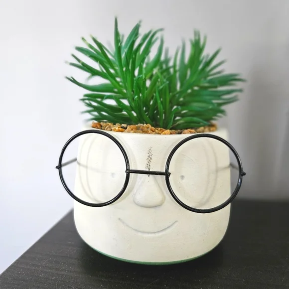 Fun Cermaic Faux Potted Plant - Picture 6 of 7